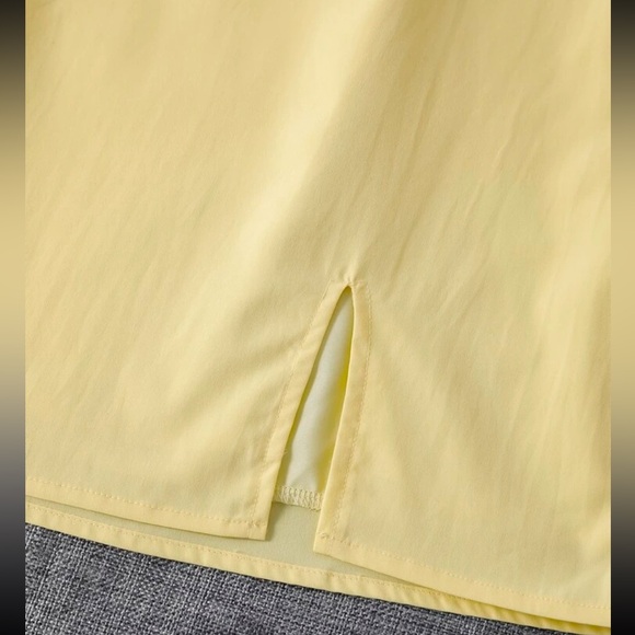 FREE Banana Yellow A-Line High Waisted Miniskirt - Picture 2 of 5